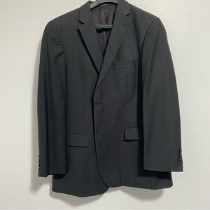 Boss Hugo Boss Men's Suit Jacket Blazer Black Stripe 42R